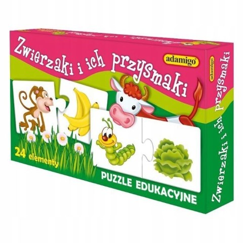 Zwierzaki i przysmaki - układanka 06519