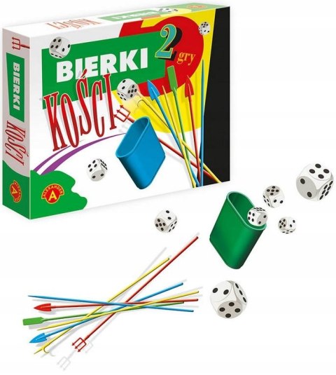 2 gry Bierki + Kości 13849