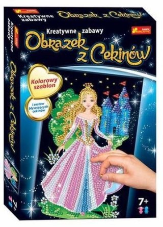 Cekinowy obrazek. Królewna 22126
