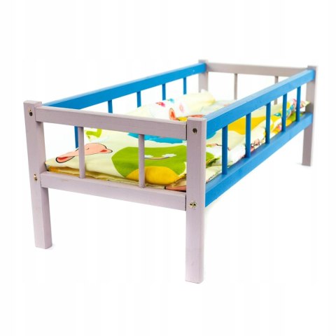 Łóżeczko duże kolor z pościelą 01608