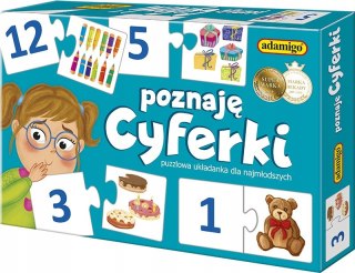 Poznaję cyferki gra puzzlowa 05598