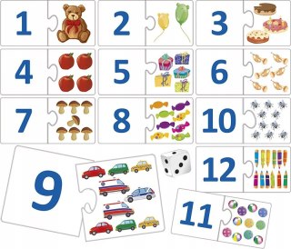 Poznaję cyferki gra puzzlowa 05598