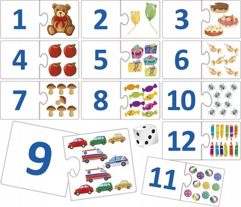 Poznaję cyferki gra puzzlowa 05598