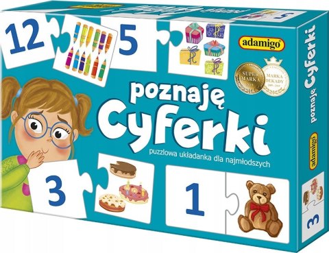 Poznaję cyferki gra puzzlowa 05598