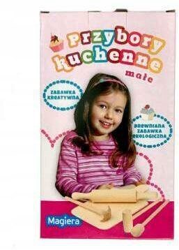 Przybory kuchenne małe drewniane 30100