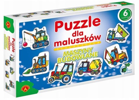 Puzzle dla maluszków maszyny budowlane 05417