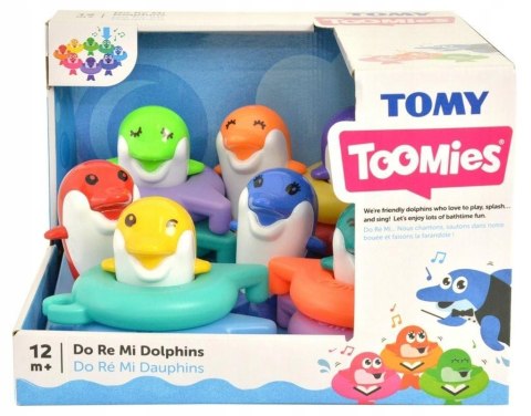 TOMY muzyczne delfinki kąpielowe E6528