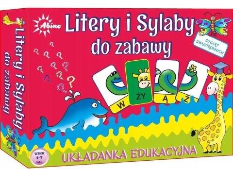 Układanka LITERY I SYLABY 72649