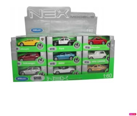 WELLY samochody 1:60 w pudełku 12020