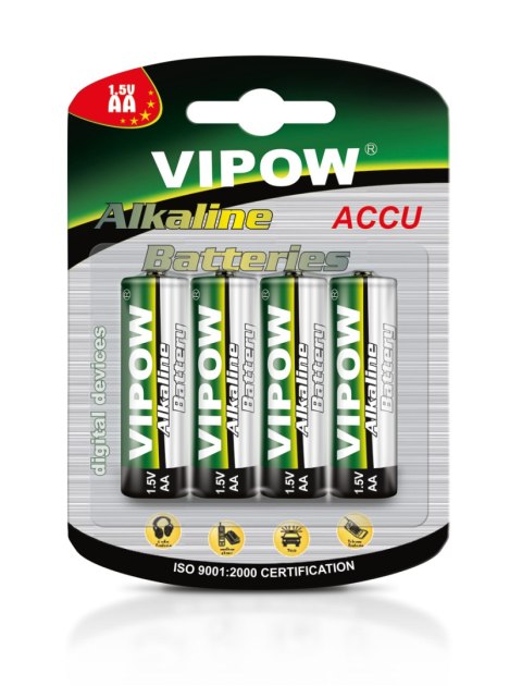 BAT0061B Baterie alkaliczne VIPOW LR6 4szt/bl.