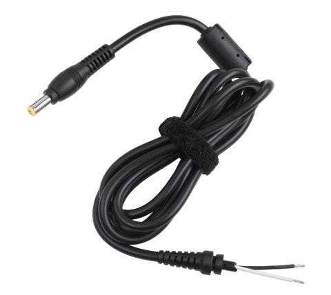 KOM0261 Wtyk 5,5/2,5 (19V/6.3A) sieciowy z kablem do montażu Quer