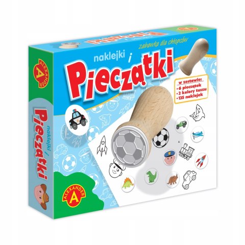 Pieczątki i naklejki zabawka dla chłopców 17632