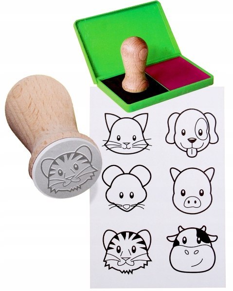 Pieczątki i naklejki ze zwierzątkami 17656