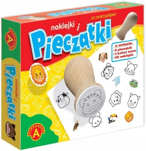Pieczątki i naklejki ze zwierzątkami 17656