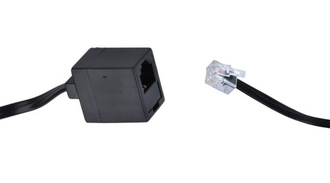 TEL0034A-7 Przyłącze telefon.WT.-GN./7M/ czarny