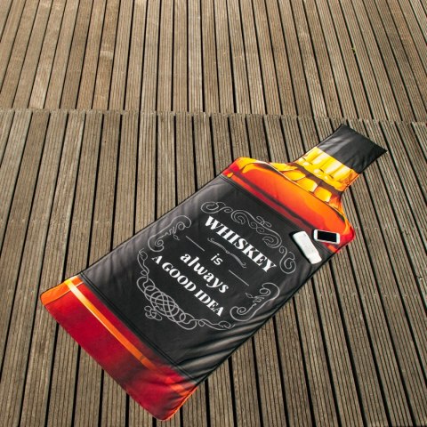 Ręcznik Butelka whisky prezent dla faceta chłopaka