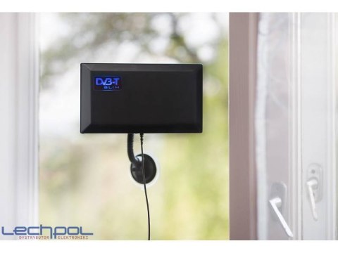 ANT0307 Antena TV pokojowa DVB-T SLIM Wiedyska