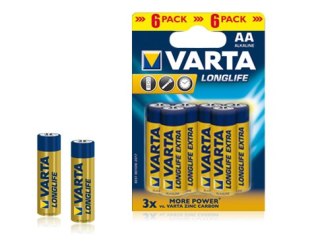 BAT0242 Bateria alkaliczna VARTA LR06 LONGLIFE 6szt./bl.