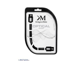 KM0318 Kabel optyczny toslink-toslink 0.5m Kruger&Matz