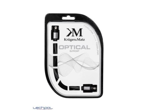 KM0319 Kabel optyczny toslink-toslink 1.0m Kruger&Matz
