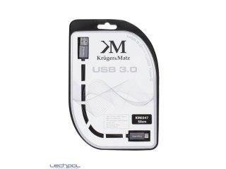 KM0347 Kabel USB wtyk 3.0V - wtyk typu C 5G 0.5m Kruger&Matz