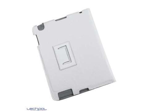 KOM0450 Etui dedykowane do Apple iPad 3 skóra białe