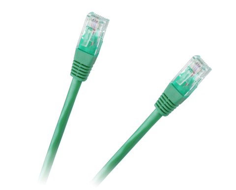 KPO2778D-1.0 Patchcord kabel UTP 8c wtyk-wtyk 1.0m CCA zielony cat.6e