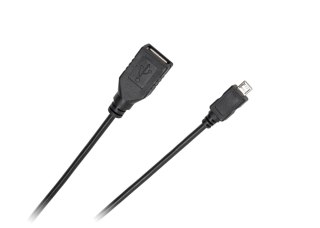 KPO3966-0.2 Kabel USB - micro USB gniazdo-wtyk 0.2m Standard