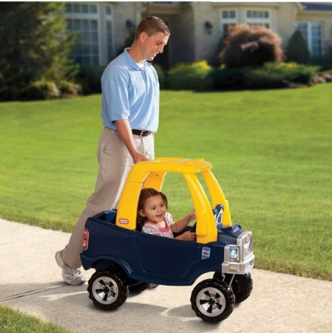 LT Samochód Jeździk Cozy Truck Żółto Czarny