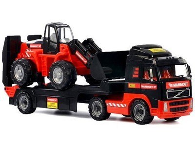 WADER 56733 CIĘŻARÓWKA LAWETA plus ŁADOWARKA VOLVO