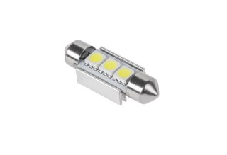 ZAR0381 Żarówka samochodowa LED (Canbus) SV8,5 11x36mm 3x5050 SMD, biała