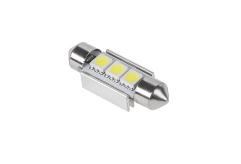 ZAR0381 Żarówka samochodowa LED (Canbus) SV8,5 11x36mm 3x5050 SMD, biała