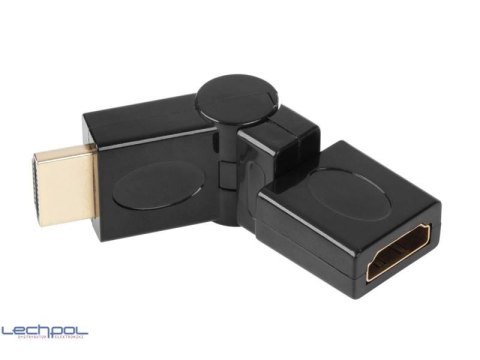 ZLA0852 Złącze HDMI gniazdo-wtyk z możliwością rotacji