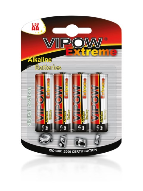 BAT0097B Baterie alkaliczne VIPOW EXTREME LR06 4szt./bl.