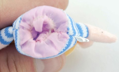 KX9366 Pacynka pluszowa Maskotka palczatka rodzinka 1szt