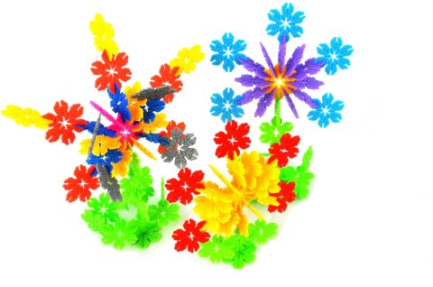 KX9739 Klocki Przestrzenne Płatki śniegu edukacyjne 240el