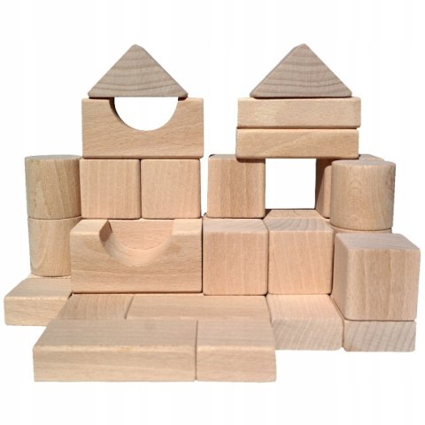Klocki drewniane - ekologiczne w pudełku 04067