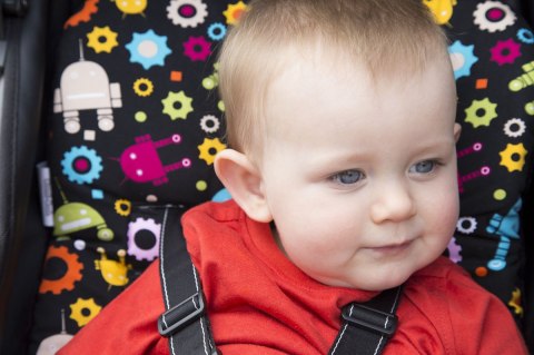 ND19_CC842858 Wkładka do wózka Comfi-Cush - Kolorowe Gwiazdki