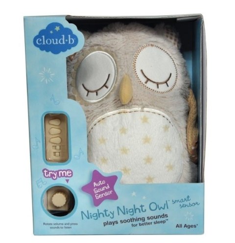 ND19_CLNO-8524-OW Cloud b® Nighty Night Owl Smart Sensor™ - Sowa - Pozytywka