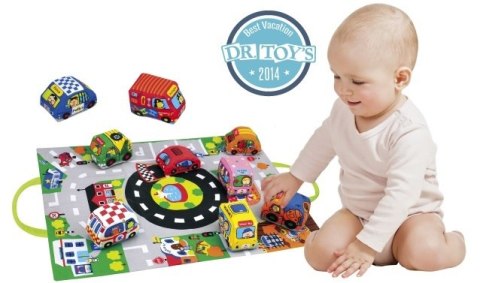 ND19_KA10665 Mata z samochodzikami miasto 9 samochodzików