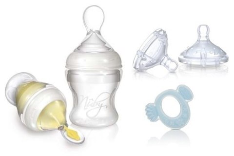 ND19_NBNT67275F-P2 Zestaw do karmienia Infafeeder + smoczki na butelkę + gryzak