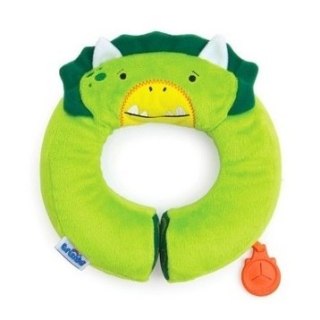 ND19_TRUA-0144 Zagłówek do fotelika samochodowego - dinozaur Dudley