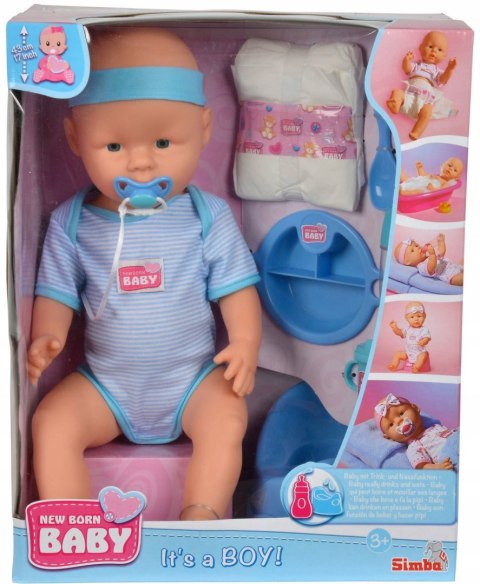 New Born lalka funkcyjna chłopiec 503-0044