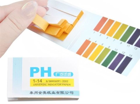 Papierki lakmusowe - zestaw 80szt