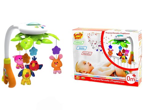 Smily Play 0845 Muzyczna Karuzela z Projektorem 2w1