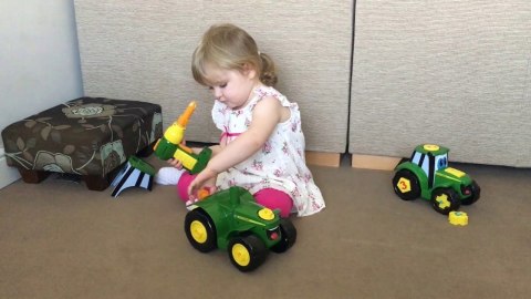 TOMY John Deere Zbuduj traktor Johnny 46655