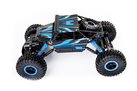 KX9643_2 Samochód RC Rock Crawler 1:18 4WD 2,4GHz niebieski