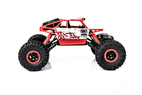 KX9643_3 Samochód RC Rock Crawler 1:18 4WD 2,4GHz czerwony
