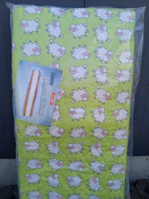 MATERAC KOKOS+PIANKA do łóżeczka 120x60 NEW!