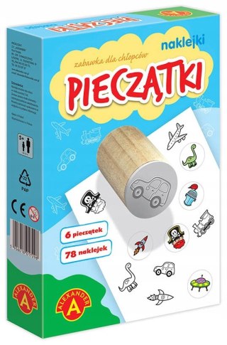 Małe pieczątki i naklejki dla chłopców 18493